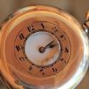 Vintage pocket watch chronometer omega silver case hanter