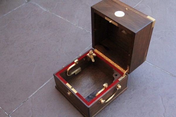 s-l1600 Box for vintage 1850s Marine ship chronometer