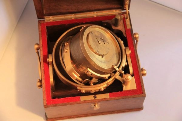 s-l1600 Small antique ship Marine chronometer Parkinson & Frodsham 1840s