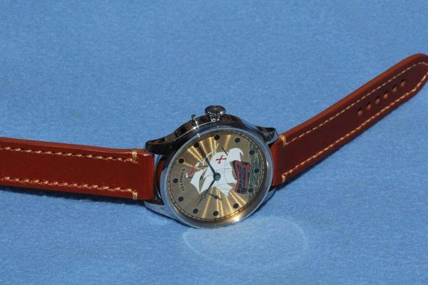 Nice chronometer Wrist pocket watch sailboat Illinois 21jewels