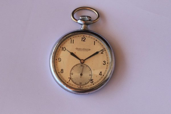 Vintage large navigation Jaeger-Le-Coultre pocket watch c1940-