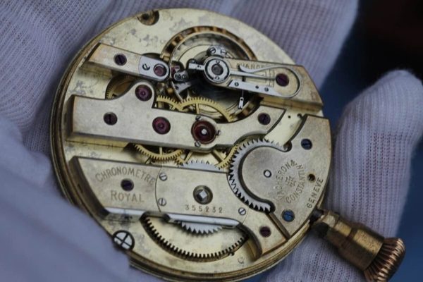Vintage Vasheron & Constantin Geneve Chronometre royal WWI deck watch