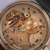 Vintage military swiss eterna steel case black dial cal 520-