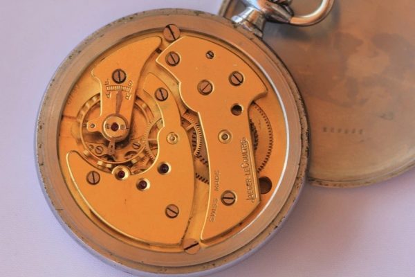 Vintage large navigation Jaeger-Le-Coultre pocket watch c1940-