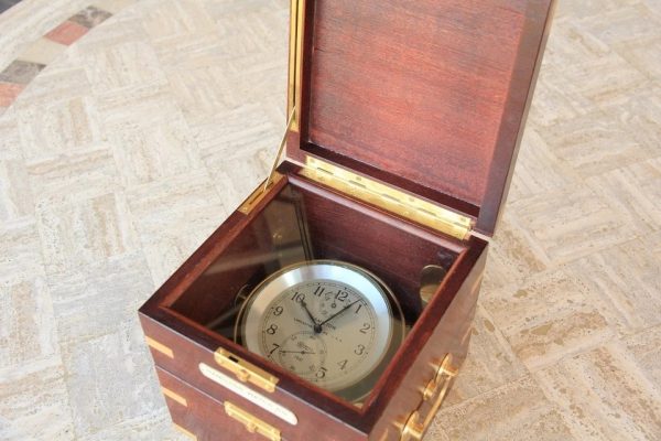 s-l960 (10) Vintage HAMILTON MODEL21 MARINE ship CHRONOMETER 1941-