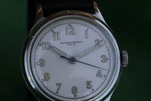 s-l960 (10) Military WWII wrist watch Vacheron Constantin chronometer cal454/5c