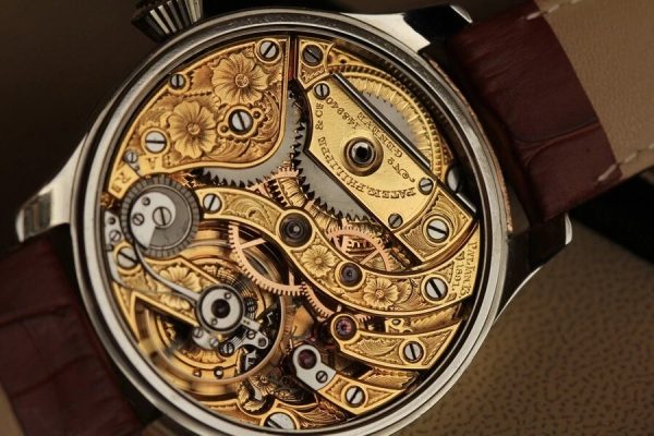 s-l960 (10) Gondola PATEK PHILIPPE GENEVE MEN'S POCKET WATCH movement nameplate 14k gold