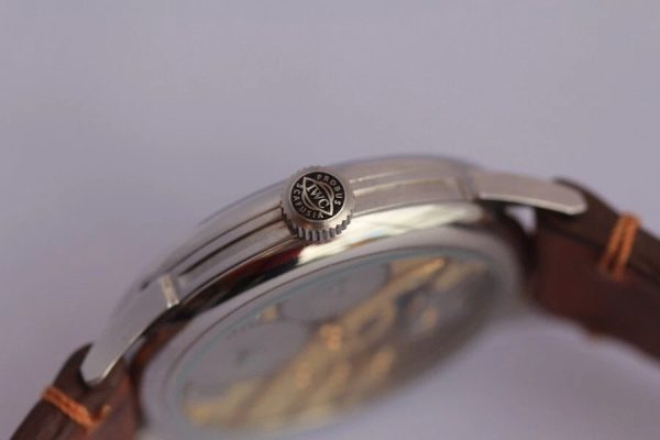 Chronometer POCKET MOVEMENT wrist watch iwc cal 73 Sailboat mahogany box