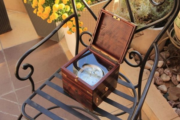 Vintage marine ship clock chronometer A.Johannsen & Co #80..
