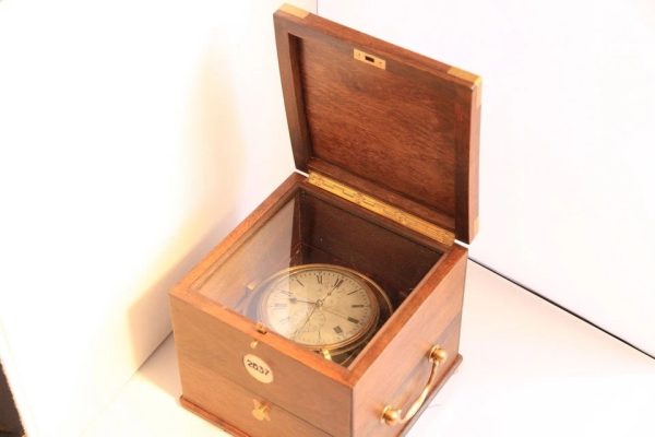 s-l960 (14) Small antique ship Marine chronometer Parkinson & Frodsham 1840s
