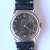 Vintage military swiss eterna steel case black dial cal 520-