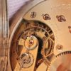 Vintage pocket watch chronometer omega silver case hanter