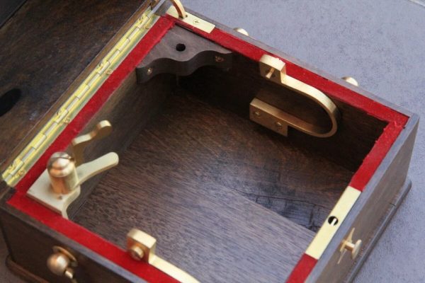 s-l960 (2) Box for vintage 1850s Marine ship chronometer