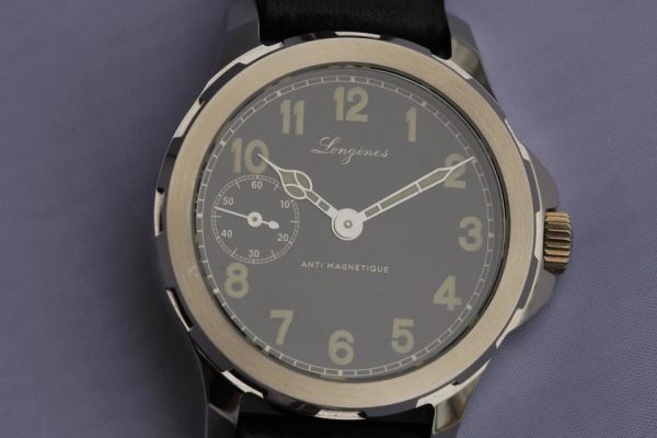 s-l960 (2) Vintage Military Pocket Movement Cal 37.9 ABC Wrist Watch Longines Steel Case-