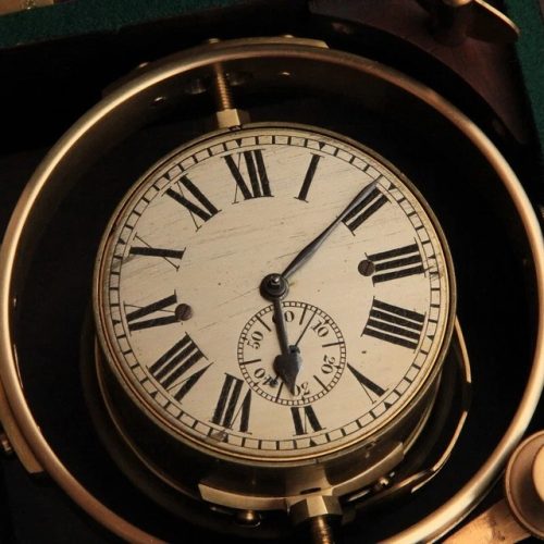 Small super early Marine chronometer Haley London collection rarity