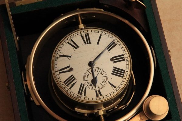 Small super early Marine chronometer Haley London collection rarity