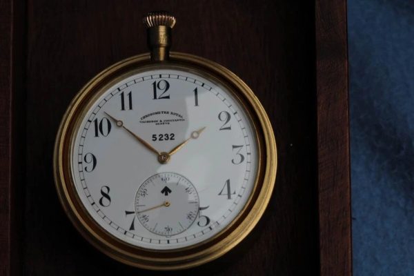 Vintage Vasheron & Constantin Geneve Chronometre royal WWI deck watch