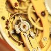 Chronometer POCKET MOVEMENT wrist watch iwc cal 73 Sailboat mahogany box