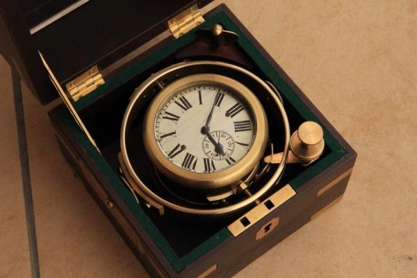 Small super early Marine chronometer Haley London collection rarity