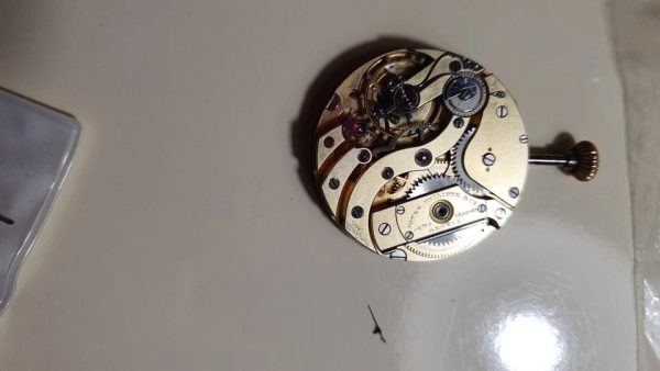 s-l960 Gondola PATEK PHILIPPE GENEVE MEN'S POCKET WATCH movement nameplate 14k gold