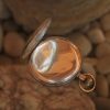 Vintage pocket watch chronometer omega silver case hanter
