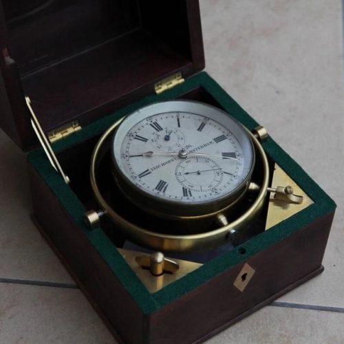 Collection rare Dutch marine ship chronometer Andreas Hohwu Amsterdam, No.42.