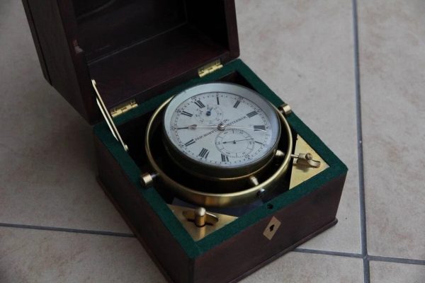 Collection rare Dutch marine ship chronometer Andreas Hohwu Amsterdam, No.42.