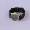 Vintage military swiss eterna steel case black dial cal 520-