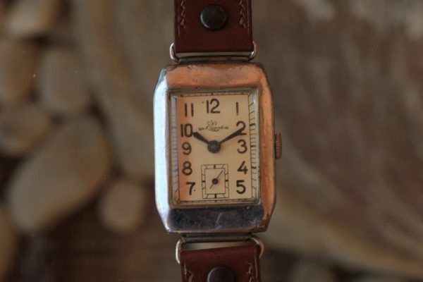 s-l960 (5) Vintage Rare Wrist Watch Kirova 1GChZ Tank Case 1930s-