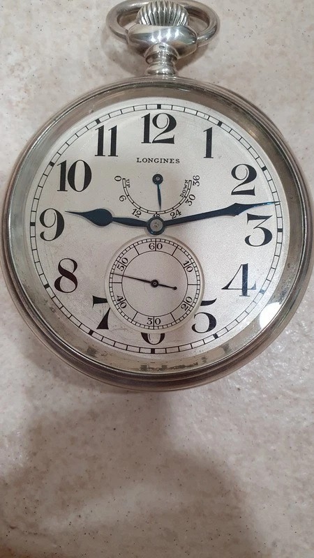 s-l960 (6) Longines navigation ship deck watch Cal 21.29 chronometer with box and Extract
