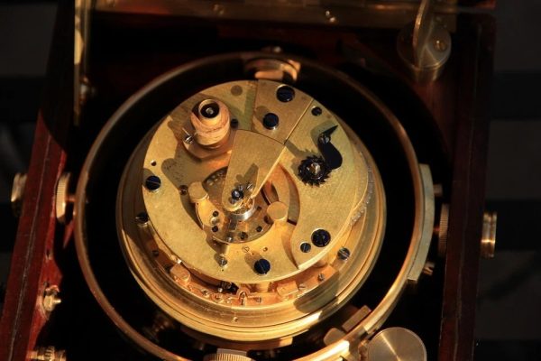 Vintage marine ship clock chronometer A.Johannsen & Co #80..