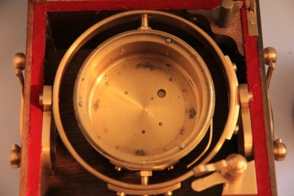 s-l960 (7) Small antique ship Marine chronometer Parkinson & Frodsham 1840s