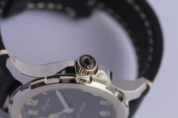 s-l960 (7) Vintage Military Pocket Movement Cal 37.9 ABC Wrist Watch Longines Steel Case-