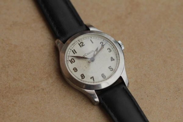 s-l960 (7) Vintage pilot's military wrist watch Jaeger Lecoultre chronometer cal450/2