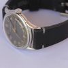 Vintage military swiss eterna steel case black dial cal 520-