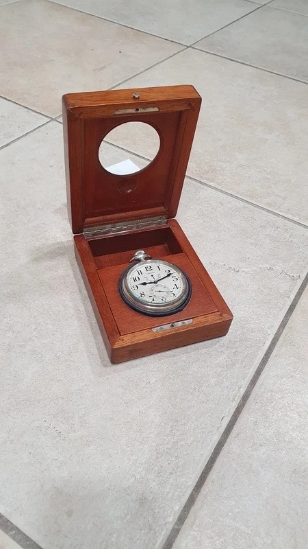 s-l960 (9) Longines navigation ship deck watch Cal 21.29 chronometer with box and Extract