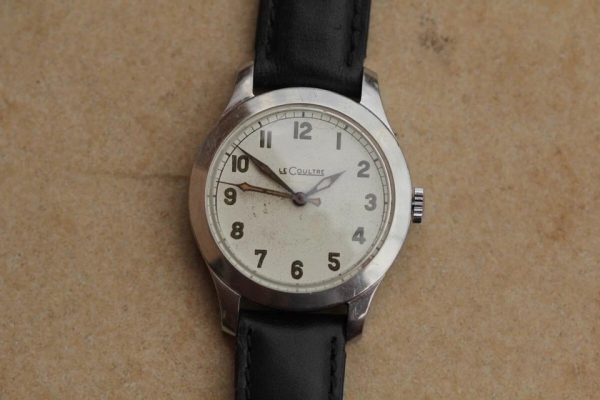 s-l960 (9) Vintage pilot's military wrist watch Jaeger Lecoultre chronometer cal450/2